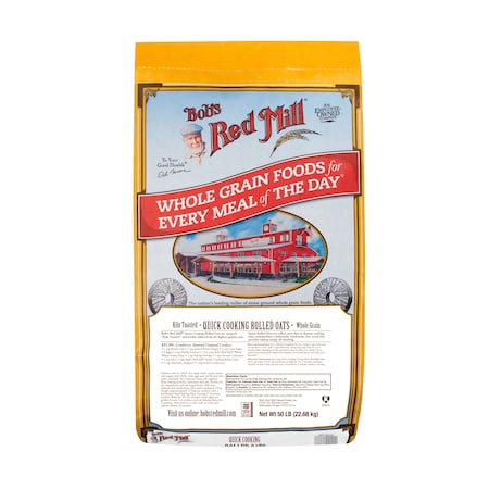 Bobs Red Mill Natural Foods Bob's Red Mill Quick Cooking Rolled Oats 50lbs 1365B50